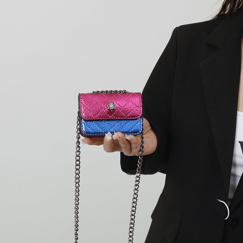 Diamond Chain Bag For Women 2025 Popular Small Square Bag High-End Versatile Mini Crossbody Bag - Image 2